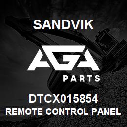 DTCX015854 Sandvik REMOTE CONTROL PANEL BOX | AGA Parts