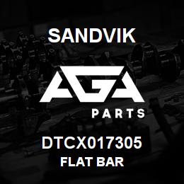 DTCX017305 Sandvik FLAT BAR | AGA Parts