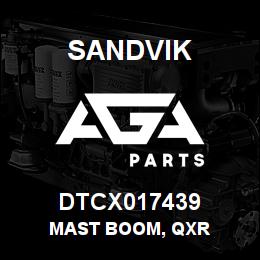 DTCX017439 Sandvik MAST BOOM, QXR | AGA Parts