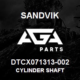 DTCX071313-002 Sandvik CYLINDER SHAFT | AGA Parts