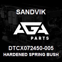 DTCX072450-005 Sandvik HARDENED SPRING BUSHING | AGA Parts