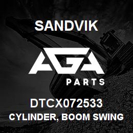 DTCX072533 Sandvik CYLINDER, BOOM SWING RB | AGA Parts