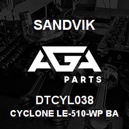 DTCYL038 Sandvik CYCLONE LE-510-WP BARREL WEAR PLATE | AGA Parts