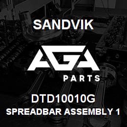 DTD10010G Sandvik SPREADBAR ASSEMBLY 1850 | AGA Parts