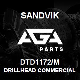 DTD1172/M Sandvik DRILLHEAD COMMERCIAL TOP FLINGER WHE | AGA Parts