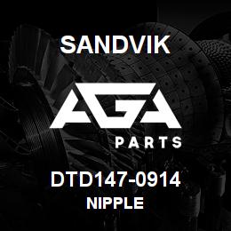 DTD147-0914 Sandvik NIPPLE | AGA Parts