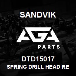 DTD15017 Sandvik SPRING DRILL HEAD RETAINER | AGA Parts