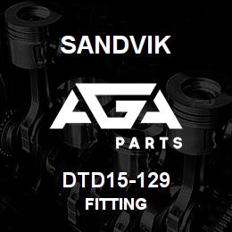 DTD15-129 Sandvik FITTING | AGA Parts