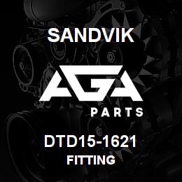DTD15-1621 Sandvik FITTING | AGA Parts