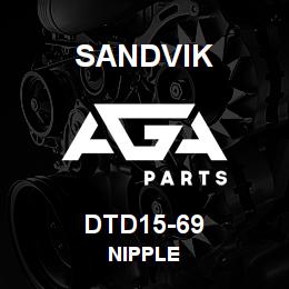 DTD15-69 Sandvik NIPPLE | AGA Parts