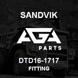 DTD16-1717 Sandvik FITTING | AGA Parts