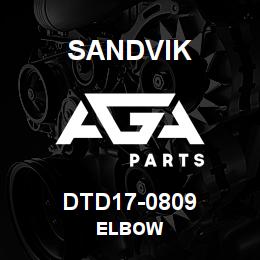 DTD17-0809 Sandvik ELBOW | AGA Parts