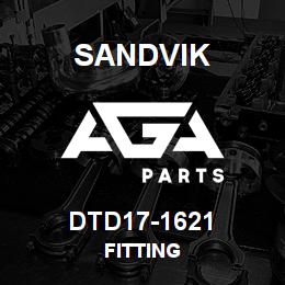 DTD17-1621 Sandvik FITTING | AGA Parts