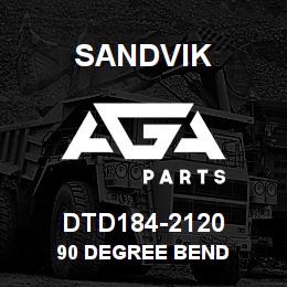 DTD184-2120 Sandvik 90 DEGREE BEND | AGA Parts