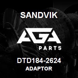 DTD184-2624 Sandvik ADAPTOR | AGA Parts