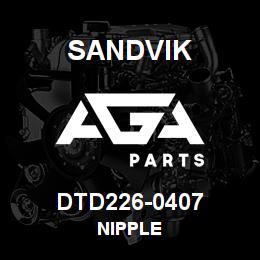 DTD226-0407 Sandvik NIPPLE | AGA Parts