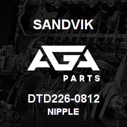 DTD226-0812 Sandvik NIPPLE | AGA Parts