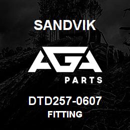 DTD257-0607 Sandvik FITTING | AGA Parts