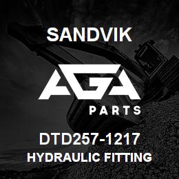 DTD257-1217 Sandvik HYDRAULIC FITTING | AGA Parts