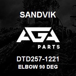 DTD257-1221 Sandvik ELBOW 90 DEG | AGA Parts