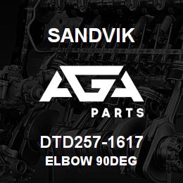 DTD257-1617 Sandvik ELBOW 90DEG | AGA Parts