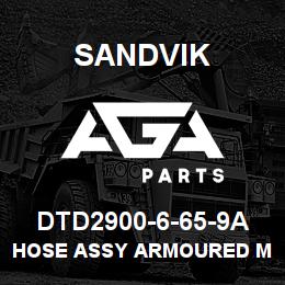 DTD2900-6-65-9A Sandvik HOSE ASSY ARMOURED MDG41 | AGA Parts