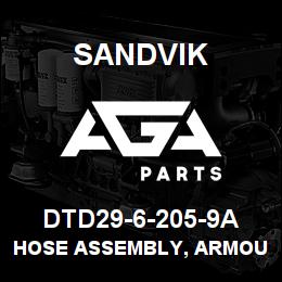 DTD29-6-205-9A Sandvik HOSE ASSEMBLY, ARMOURED MDG41 | AGA Parts