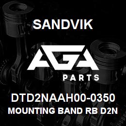 DTD2NAAH00-0350 Sandvik MOUNTING BAND RB D2NAAH00-0350 RB | AGA Parts