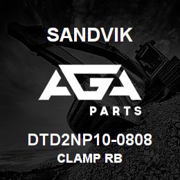 DTD2NP10-0808 Sandvik CLAMP RB | AGA Parts