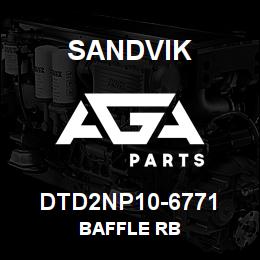 DTD2NP10-6771 Sandvik BAFFLE RB | AGA Parts