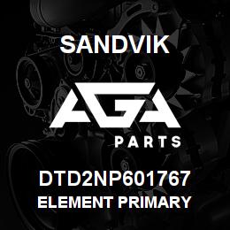 DTD2NP601767 Sandvik ELEMENT PRIMARY | AGA Parts