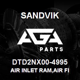 DTD2NX00-4995 Sandvik AIR INLET RAM,AIR FILTER ASS. | AGA Parts