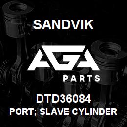 DTD36084 Sandvik PORT; SLAVE CYLINDER | AGA Parts