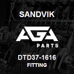 DTD37-1616 Sandvik FITTING | AGA Parts