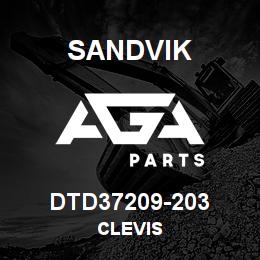 DTD37209-203 Sandvik CLEVIS | AGA Parts