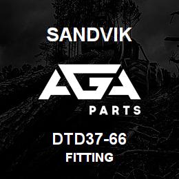 DTD37-66 Sandvik FITTING | AGA Parts