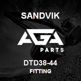 DTD38-44 Sandvik FITTING | AGA Parts