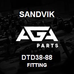 DTD38-88 Sandvik FITTING | AGA Parts