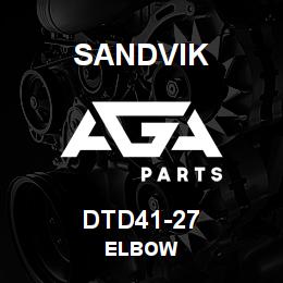 DTD41-27 Sandvik ELBOW | AGA Parts