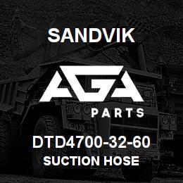 DTD4700-32-60 Sandvik SUCTION HOSE | AGA Parts