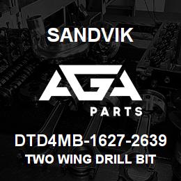 DTD4MB-1627-2639 Sandvik TWO WING DRILL BIT | AGA Parts