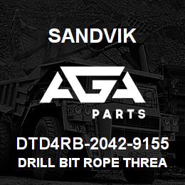 DTD4RB-2042-9155 Sandvik DRILL BIT ROPE THREAD 42MM | AGA Parts