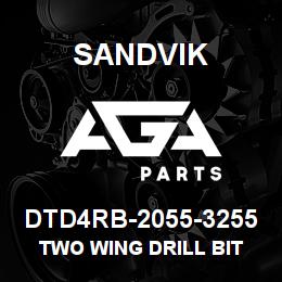 DTD4RB-2055-3255 Sandvik TWO WING DRILL BIT | AGA Parts