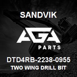 DTD4RB-2238-0955 Sandvik TWO WING DRILL BIT | AGA Parts
