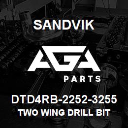 DTD4RB-2252-3255 Sandvik TWO WING DRILL BIT | AGA Parts