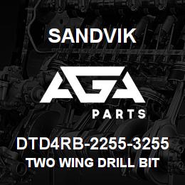 DTD4RB-2255-3255 Sandvik TWO WING DRILL BIT | AGA Parts