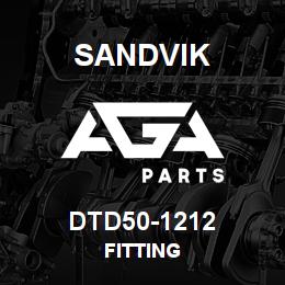 DTD50-1212 Sandvik FITTING | AGA Parts