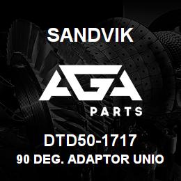 DTD50-1717 Sandvik 90 DEG. ADAPTOR UNION | AGA Parts