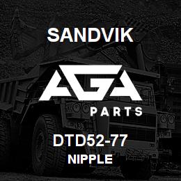 DTD52-77 Sandvik NIPPLE | AGA Parts