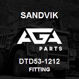 DTD53-1212 Sandvik FITTING | AGA Parts